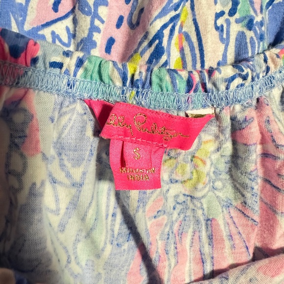 LILLY PULITZER LORO PRINT SUNDRESS IN MULTI POP UP GOT YOUR BACK - Picture 6 of 8